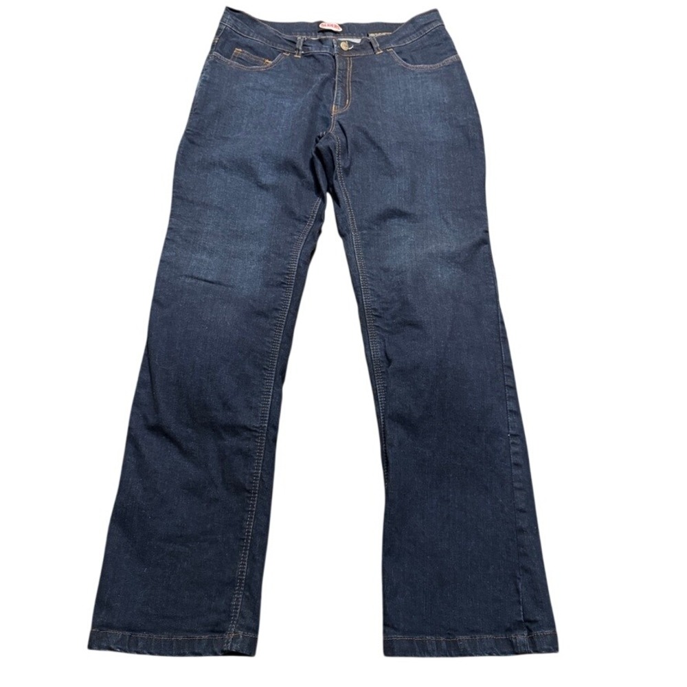 Sliders Riding Apparel Women's JeansSize 8 Regular Blue Kevlar Straight Leg RARE